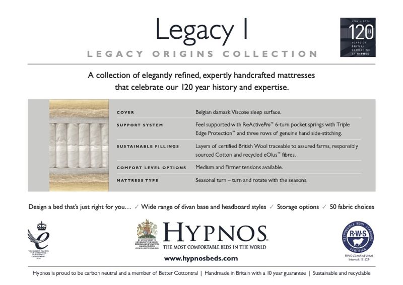 Hypnos Legacy Origins 1 Mattress